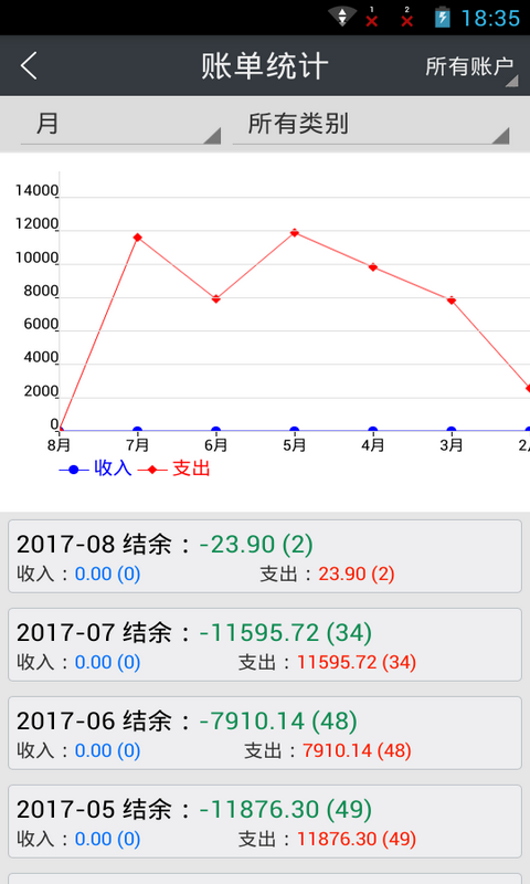 小明记账薄截图4