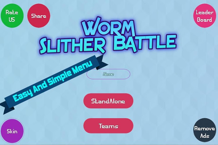 Worm Slither * Team Up Battle截图4