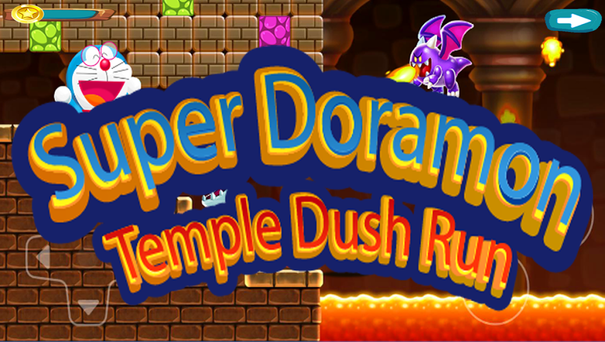 Super Doramon Temple Dush Run截图2