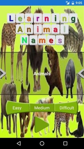 Animal Names Learning截图1