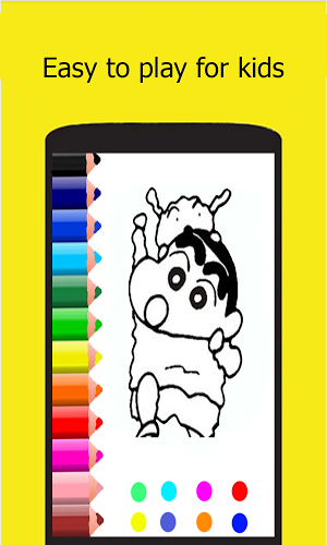 Learn coloring shin chan截图2