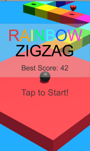 Rainbow Zigzag 3D截图1