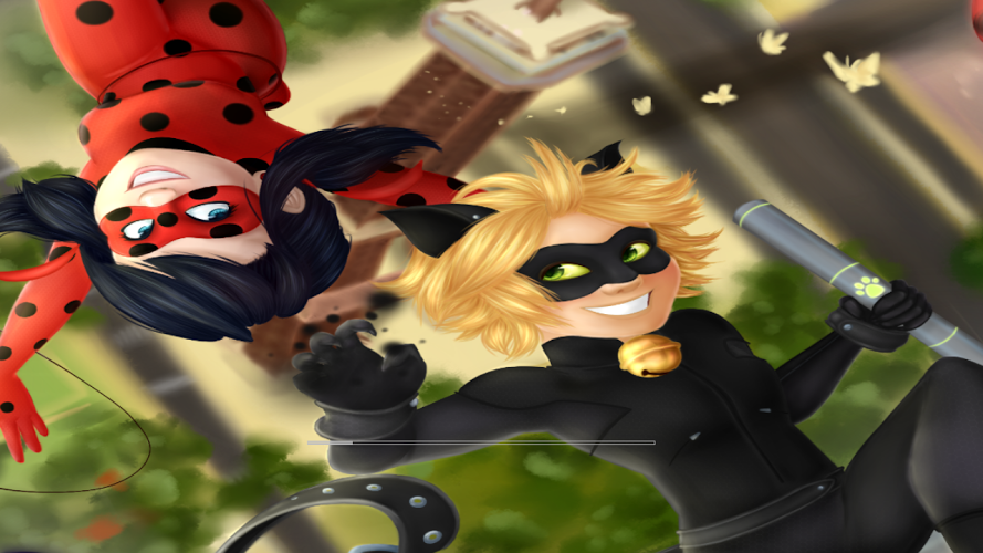 Ladybug subway chibi Adventure截图1