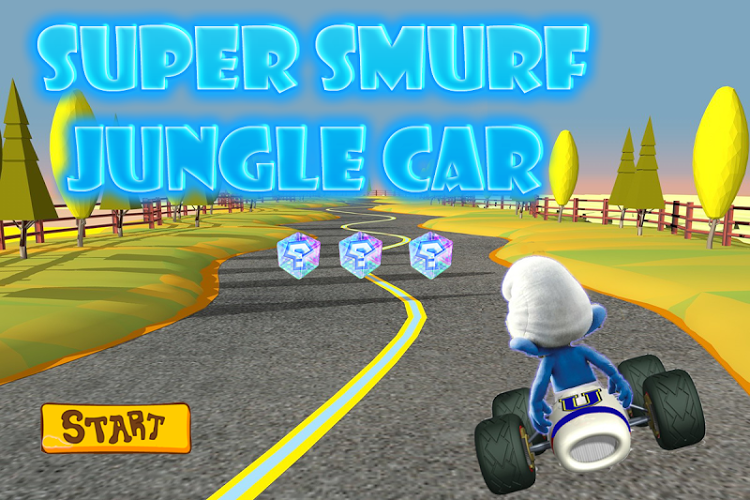Super Smurf Jungle Car截图2