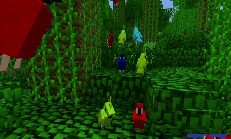 Mod Parrots for MCPE截图2