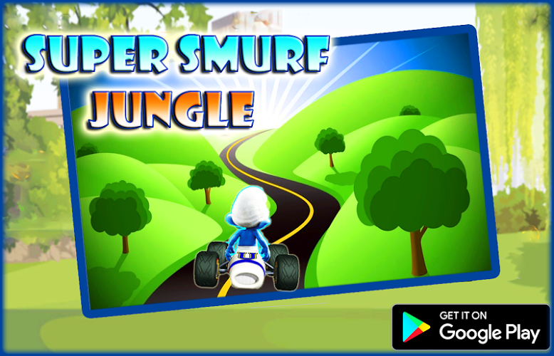 Super Smurf Jungle Car截图1