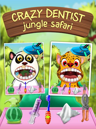 Crazy Dentist jungle safari截图5