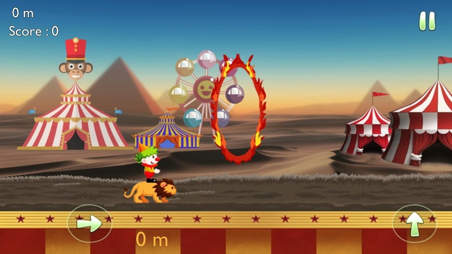 Circus Lion Ring Jump截图2