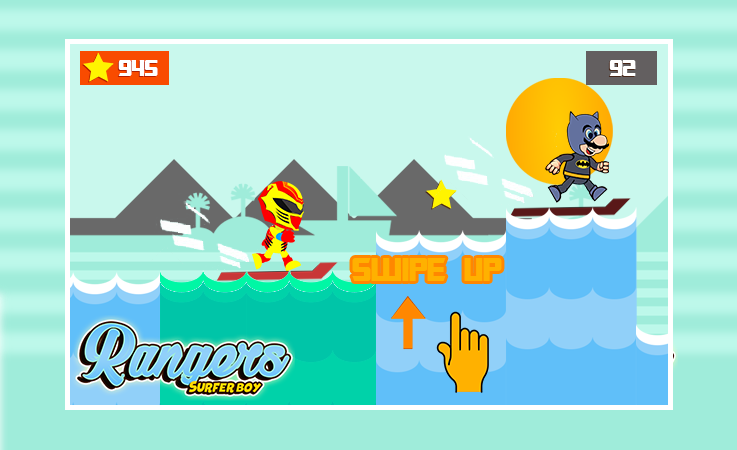 Surfer Rangers Dino Charge截图2