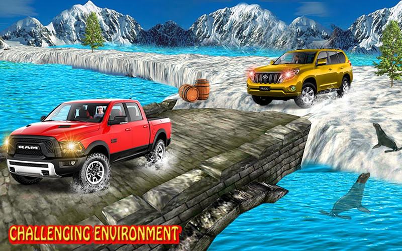 4x4 Offroad Prado Challenge 3D截图5