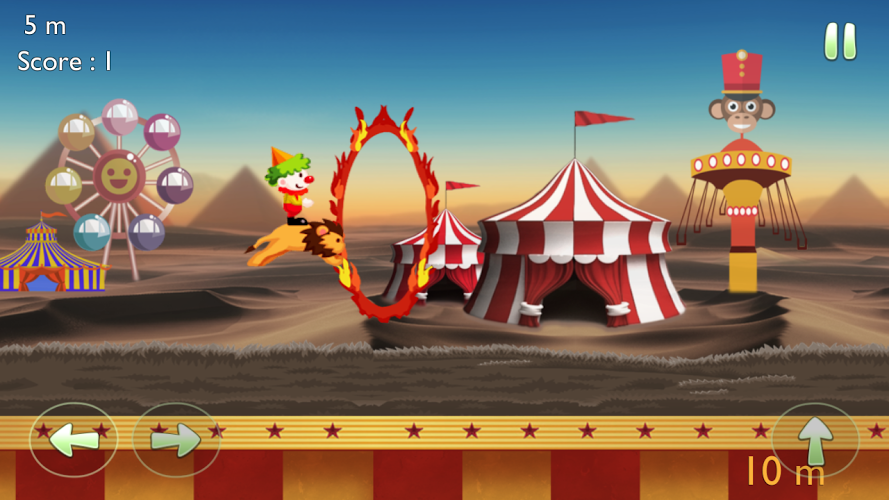 Circus Lion Ring Jump截图3