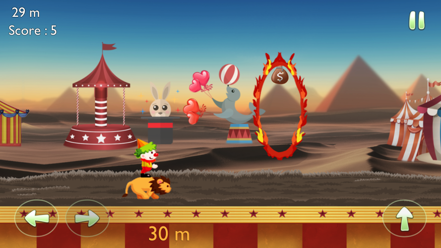 Circus Lion Ring Jump截图4