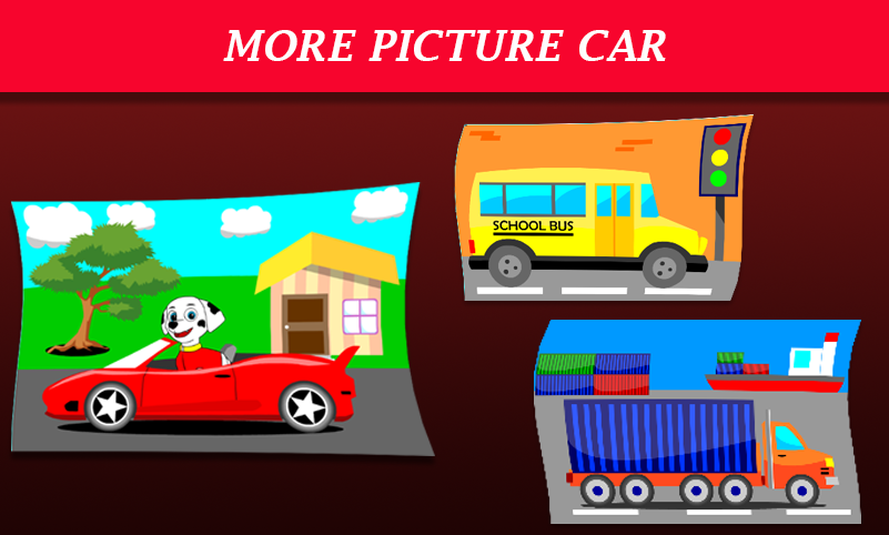 Kids Car Jigsaw Puzzle截图2