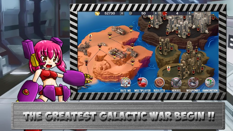 Galaxy Battle Tower Defense截图1