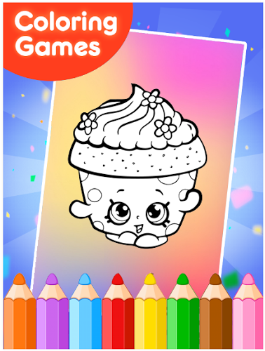 How To Color Shopkins Game截图1