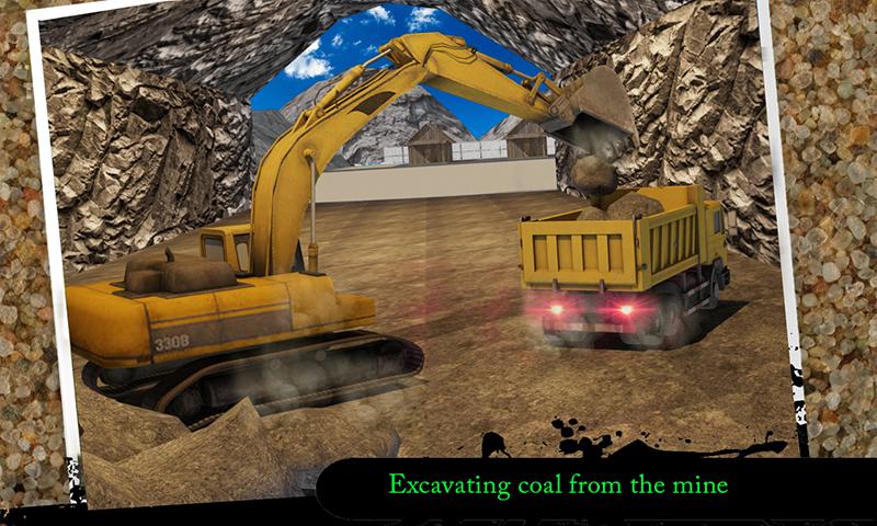 Mine Excavator Crane 3D截图4