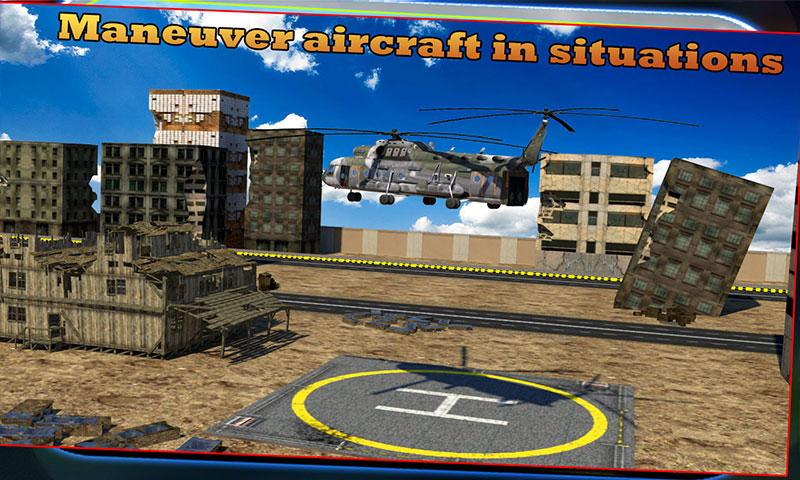 Helicopter: War Relief Mission截图3