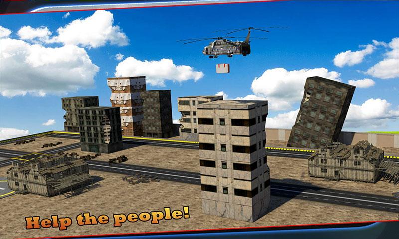 Helicopter: War Relief Mission截图5