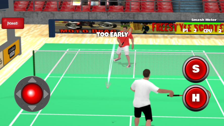 Badminton Games Free 2017 3D截图3