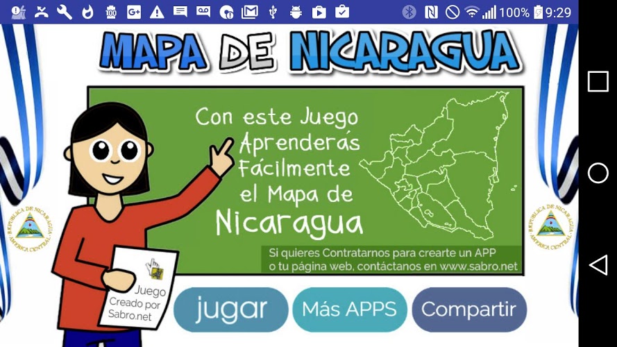 Juego del Mapa de Nicaragua截图1