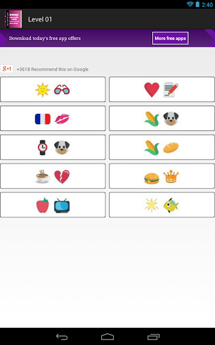 Answer for Emoji Guessing Game截图2