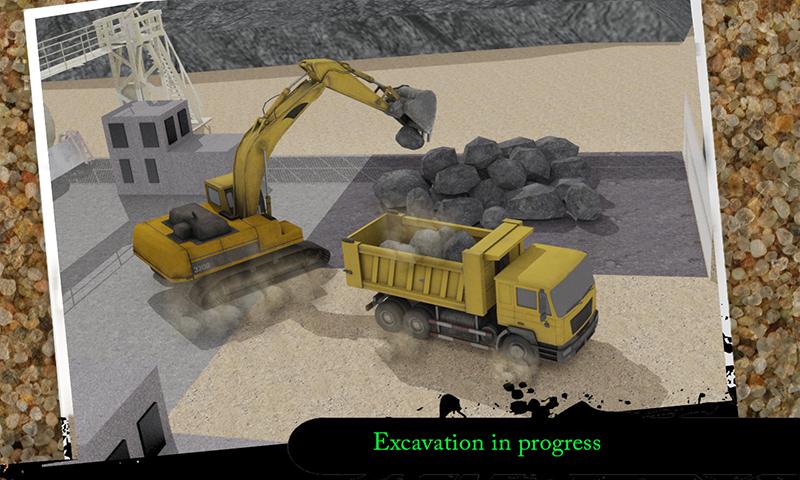 Mine Excavator Crane 3D截图2