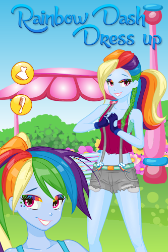 Rainbow Dash Dress up截图2