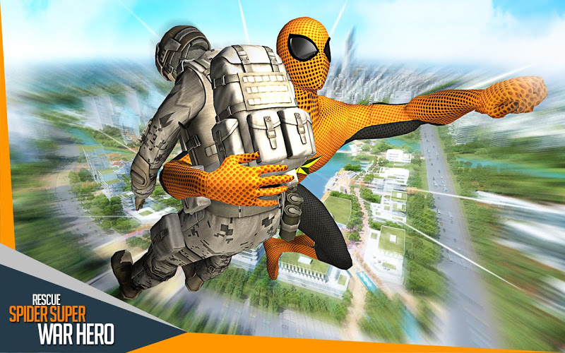 Rescue Spider Super War Hero截图2