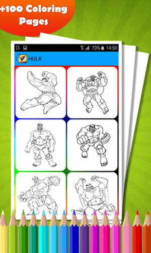 Coloring Book for Super Hero截图2