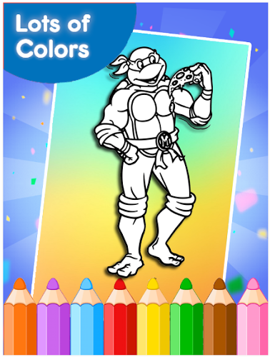 How to color Turtles Ninja截图3