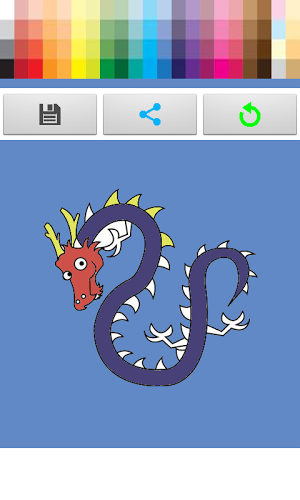 Coloring Dragon Book截图3