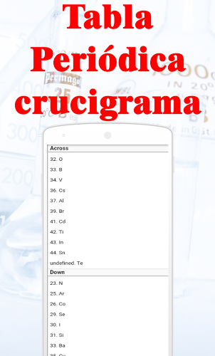 Tabla Periódica Crucigrama截图3