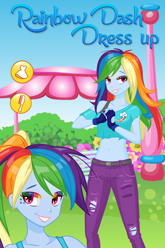 Rainbow Dash Dress up截图3