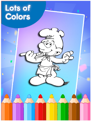 How To Color Smurfs截图4