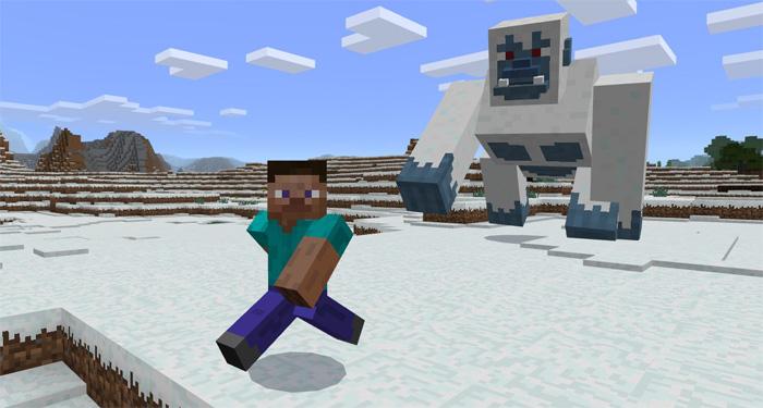 Giant Yeti addon for MCPE截图2