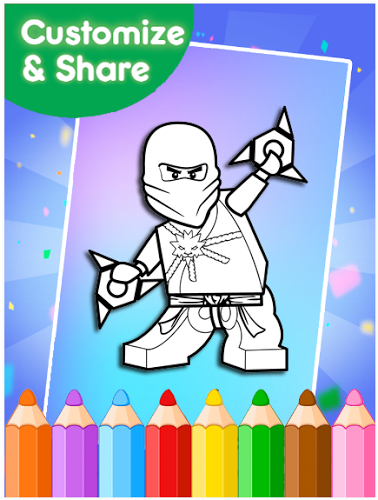 How to color Lego Ninjago截图3