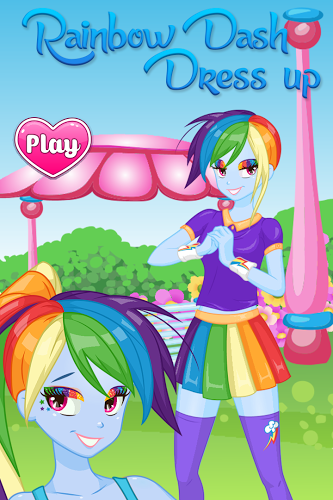 Rainbow Dash Dress up截图4