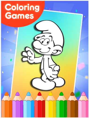 How To Color Smurfs截图3