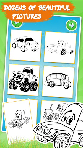 Car Monster Coloring Book截图2