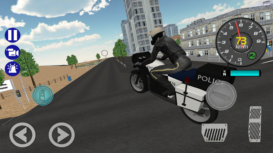 Police Motorbike Road Rider截图1