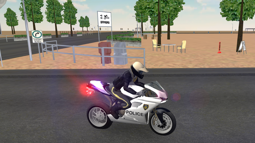 Police Motorbike Road Rider截图2