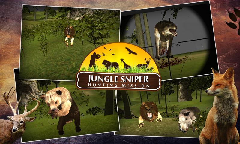 Jungle Sniper Hunting Mission截图5