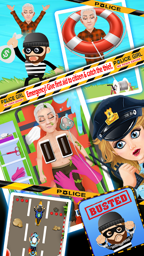 Police Girl - My Town's Rescue截图4