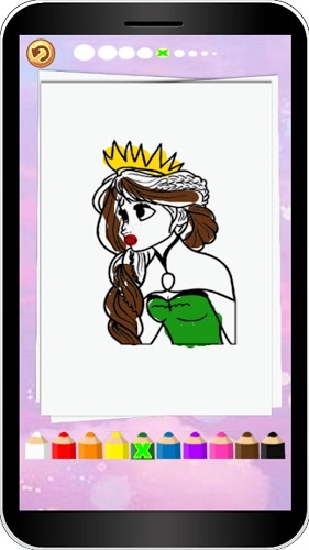 How To Color Princess Game截图3