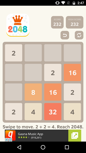 2048 Classic Puzzle截图1