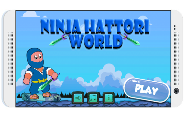 Ninja hattori skiing world截图1