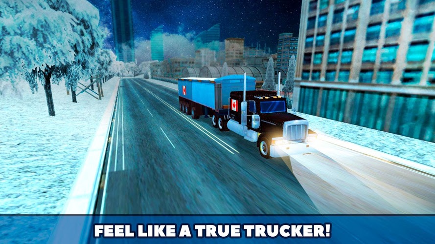 Canada Truck Driving Simulator截图1