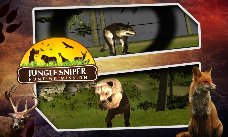 Jungle Sniper Hunting Mission截图4