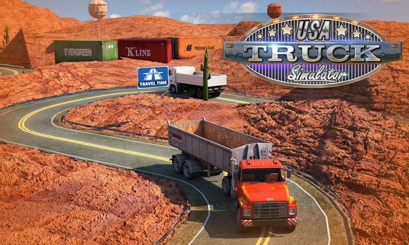 USA 3D Truck Simulator 2017截图1