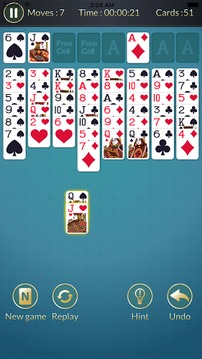 FreeCell Solitaire - card game截图